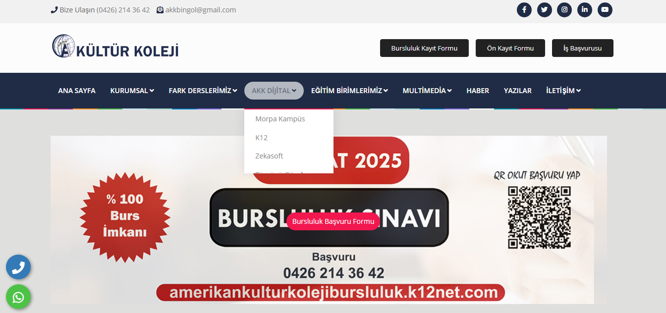 Özel Bingöl Amerikan Kültür Koleji - Eğitim