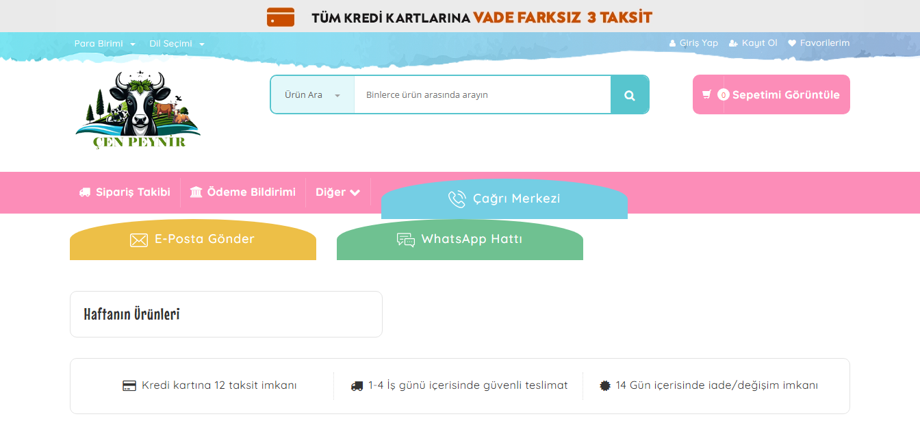 Çen Peynir - E Ticaret